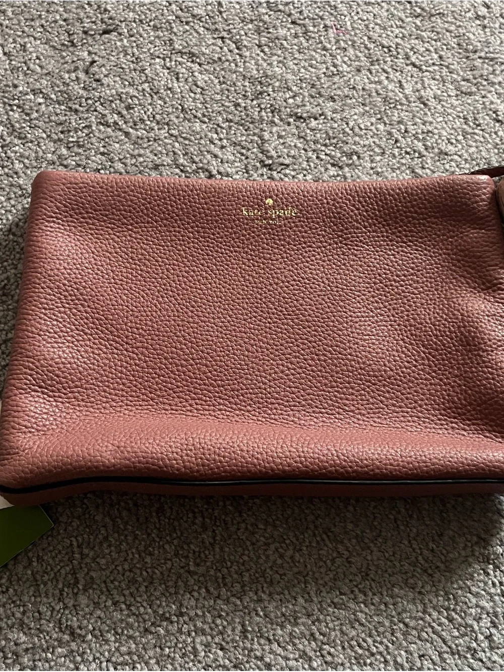 kate spade Pebbled Leather Shalapalmer drive- nutmeg